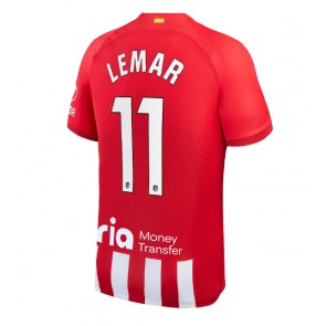 Lacne Muži Futbalové dres Atletico Madrid Thomas Lemar #11 2023-24 Krátky Rukáv - Domáci
